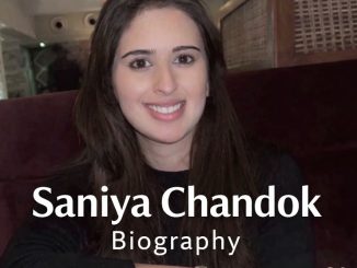 Saniya Chandok Biography