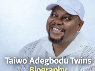 Taiwo Adegbodu Biography
