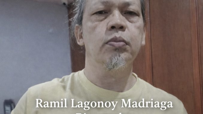 Ramil Lagonoy Madriaga Biography