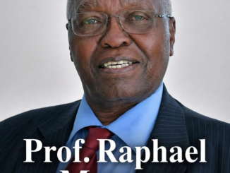 Prof. Raphael Munavu Biography